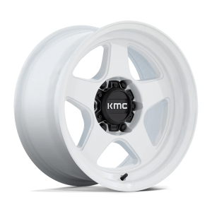 KMC KM728 LOBO 17X8.5 -10 GLOSS WHITE | KM728WX17856310N