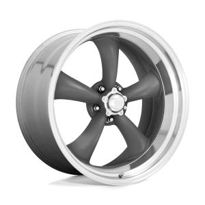 AMERICAN RACING VINTAGE VN215 CLASSIC TORQ THRUST II 20X10 6 MAG GRAY MACHINED LIP | VN2152100