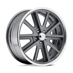 AMERICAN RACING VINTAGE VN407 17X10 XX TWO-PIECE MAG GRAY CENTER POLISHED BARREL | VN407710XX