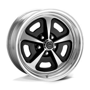 AMERICAN RACING VINTAGE VN500 15X10 XX TWO-PIECE GLOSS BLACK POLISHED CENTER & BARREL | VN500510XX