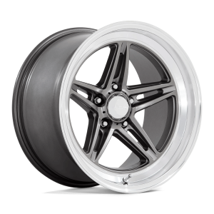 AMERICAN RACING VINTAGE VN514 GROOVE 18X10 0 ANTHRACITE WITH DIAMOND CUT LIP | VN514AD18101200