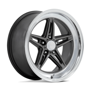 AMERICAN RACING VINTAGE VN514 GROOVE 18X10 12 ANTHRACITE WITH DIAMOND CUT LIP | VN514AD18101212