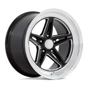 AMERICAN RACING VINTAGE VN514 GROOVE 18X10 0 GLOSS BLACK MILLED WITH DIAMOND CUT LIP | VN514BE18101200