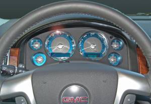 US Speedo Custom Gauge Face; 2007-2013 Chevrolet/GMC Truck & SUV | AMGM27