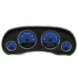 US Speedo Custom Gauge Face; MPH; Blue; 2015-2018 Jeep Wrangler | WRA174