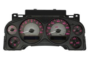 US Speedo Custom Gauge Face; MPH; P-Pink; 2007-2013 Chevrolet/GMC Truck & SUV | SEGM27P