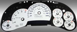 US Speedo Custom Gauge Face; MPH; White; 2006-2007 Chevrolet/GMC Truck & SUV | SS120064D0