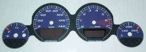 US Speedo Custom Gauge Face; MPH; Purple; 2005-2009 Dodge Magnum/Charger/Challenger | MAG067