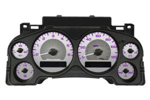 US Speedo Custom Gauge Face; MPH; PU-Purple; 2007-2013 Chevrolet/GMC Truck & SUV | SSGM27PU