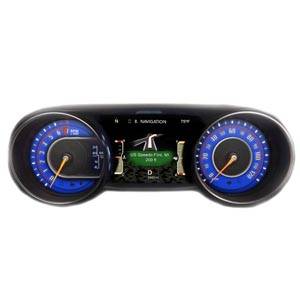 US Speedo Custom Gauge Face; MPH; Blue; 2018-2022 Jeep Wrangler/Gladiator | WRA18JL4