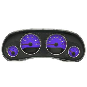 US Speedo Custom Gauge Face; MPH; Purple; 2015-2018 Jeep Wrangler | WRA157