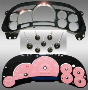 US Speedo Custom Gauge Face; MPH; Pink; 2006-2007 Chevrolet/GMC Truck & SUV | PLT1200638