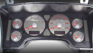 US Speedo Custom Gauge Face; MPH; R-Red; 2002-2005 Dodge Ram Gas | SSRM03R