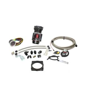 Snow Performance Stage 2 Boost Cooler; 2008+ Dodge Challenger/Charger RT 5.7 / 6.1 / 6.4 Forced Induction Water-Methanol Injection Kit (Stainless Steel Braided Line; 4AN Fittings).;  | SNO-2170-BRD-T