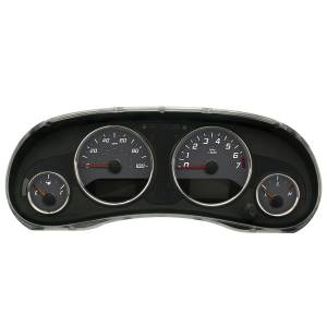 US Speedo Custom Gauge Face; MPH; Charcoal; 2015-2018 Jeep Wrangler | WRA1710