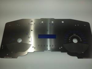 US Speedo Custom Gauge Face; MPH; B-Blue; 2011-2014 Ford F150 XLT/FX4 | SSF34B