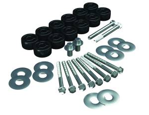 TeraFlex JK 1.25" Body Lift Kit; JK Wrangler (2-door);JK Wrangler Unlimited (4-door) | 4152100