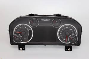 US Speedo Custom Gauge Face; MPH; Black; 2013-2018 Dodge Ram Diesel | RAM134D1