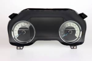 US Speedo Custom Gauge Face; MPH; W-White; 2015-2019 Ford F150 | SSF156W