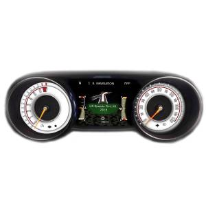 US Speedo Custom Gauge Face; MPH; White; 2018-2022 Jeep Wrangler/Gladiator JL SPORT | WRA18JLSPORT0