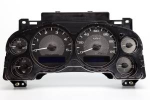 US Speedo Custom Gauge Face; MPH; W-White; 2007-2013 Chevrolet/GMC Truck & SUV 2500 Diesel | SEGM23W