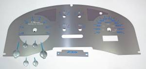 US Speedo Custom Gauge Face; MPH; B-Blue; 2007-2008 Ford F150 FX4 | SSF14B