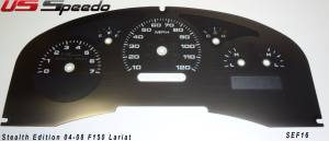 US Speedo Custom Gauge Face; 2007-2008 Ford F150 Lariat | SEF16