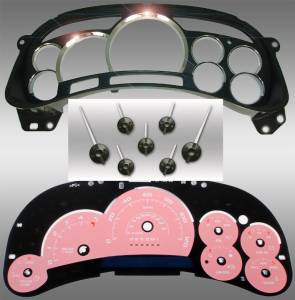 US Speedo Custom Gauge Face; MPH; Pink; 2006-2007 Chevrolet/GMC Truck & SUV | PLT120064D8