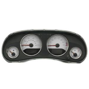 US Speedo Custom Gauge Face; MPH; Silver; 2007-2014 Jeep Wrangler | WRA082