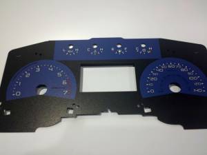 US Speedo Custom Gauge Face; MPH; Blue; 2011-2014 Ford F150 Lariat | LAR1104