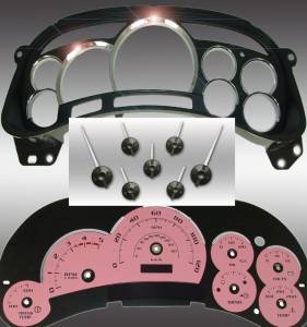 US Speedo Custom Gauge Face; MPH; Pink; 2003-2005 Chevrolet/GMC Truck & SUV | PLT120054D8