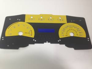 US Speedo Custom Gauge Face; MPH; Yellow; 2011-2014 Ford F150 XLT | XLT1103