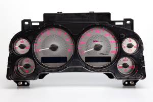 US Speedo Custom Gauge Face; MPH; P-Pink; 2007-2013 Chevrolet/GMC Truck & SUV 2500 Diesel | SSGM23P