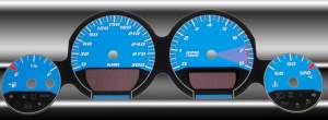 US Speedo Custom Gauge Face; MPH; Blue; 2005-2009 Dodge Magnum/Charger/Challenger SRT | MAG074