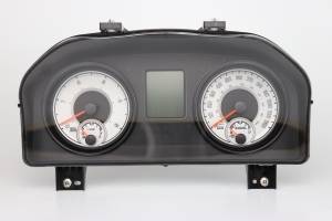 US Speedo Custom Gauge Face; MPH; Silver; 2013-2018 Dodge Ram Diesel | RAM141D2