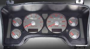 US Speedo Custom Gauge Face; MPH; R-Red; 2002-2005 Dodge Ram Gas | SSRM01R