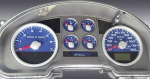 US Speedo Custom Gauge Face; MPH; Blue; 2007-2008 Ford F150 FX4 | FX4074