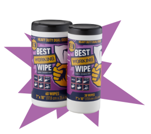 Best Working Wipe - Best Working Wipe - Heavy Duty Dual-Sided Wipes 60ct