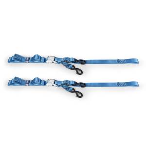 Mishimoto Cam Buckle Tie-Down Kit (2-Pack) Blue