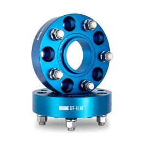 Mishimoto Borne Off-Road Wheel Spacers - 5x127 - 71.6 - 38.1mm - M14 - Blue