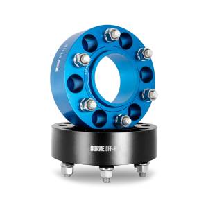 Mishimoto Borne Off-Road Wheel Spacers - 6x139.7 - 106 - 50mm - M12 - Blue