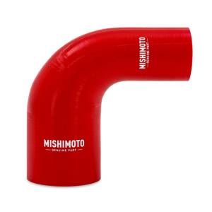 Mishimoto Silicone Reducer Coupler 90 Degree 1.75in to 2.5in - Red