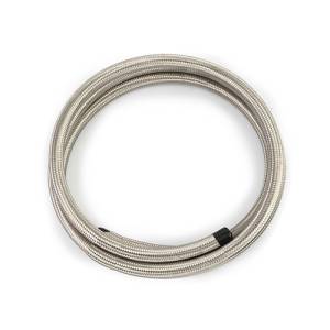 Mishimoto 10Ft Stainless Steel Braided Hose w/ -4AN Fittings - Stainless