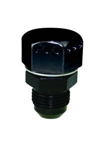 Moroso Poitive Seal Vented Fitting -10An Male - Aluminum - Single