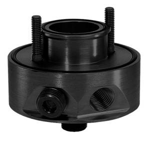 Moroso Chevrolet Small Block Oil Filter Adapter - Sandwich - Accumulater/External Pump