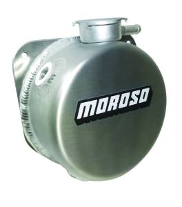 Moroso Universal Coolant Expansion Tank - Stamped Filler Neck - 1qt - 2-5/8in