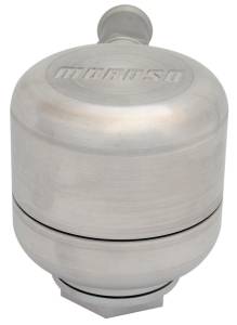 Moroso Positive Locking Breather w/Filter - Billet Aluminum