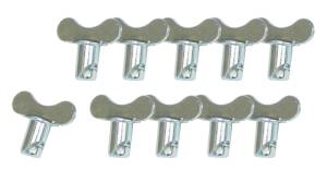 Moroso Quick Fastener - Butterfly Head - 5/16in x .400in - Steel - 10 Pack