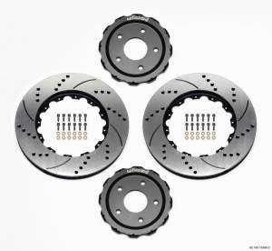 Wilwood Hat/Rotor Kit Front Drilled 06-Up Corvette C6-Z06 (2pc Hat/Rtr)