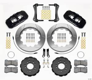 Wilwood AERO6 Front Hat Kit 14.00 2005-2014 Mustang w/ BMR Suspn. w/Lines